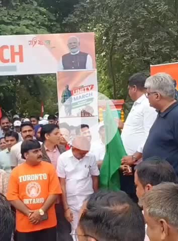 अलवर: एकता के रंग में रंगा अलवर, नेहरू उद्यान से निकाला यूनिटी मार्च, केंद्रीय मंत्री भूपेंद्र यादव ने हरी झंडी दिखाई