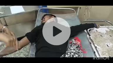 आरा: चौकीपुर गांव के समीप बाइक दुर्घटना में घायल बाइक सवार को आरा सदर अस्पताल में कराया गया भर्ती