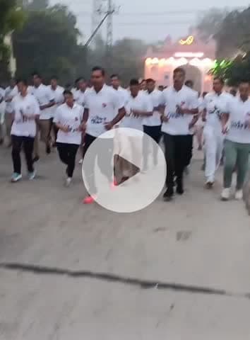 अलवर: अलवर में पुलिस ने रन फॉर यूनिटी के माध्यम से दिया राष्ट्रीय एकता का संदेश