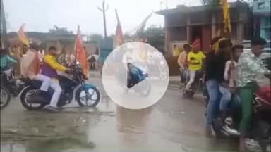 पानापुर: भोरहा डाक-बंगला स्थित नवनिर्मित हनुमान मंदिर में प्राण प्रतिष्ठा के लिए भव्य कलशयात्रा निकाली गई