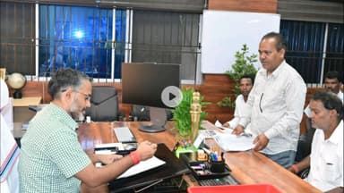 गिरिडीह: उपायुक्त रामनिवास यादव ने अपने कार्यालय कक्ष में किया जनता दरबार का आयोजन