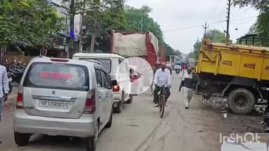 हरदोई: लखनऊ चुंगी से बिलग्राम चुंगी तक लगा भीषण जाम, एआरटीओ में चल रहे फिटनेस टेस्ट के कारण हुआ जाम