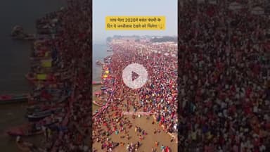 माघ मेला का जनसैलाब 🔱#prayagraj #sangam #maghmela2026 #mahakumbh2025 #viral