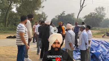 पूरनपुर मंडी के धान क्रय केंद्र RFC 6 पर तौल को लेकर बिबाद मैं तौल बंद। किसान नेता आपस मैं भिड़े। किसान परेशान।