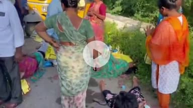 మేళ్ల చెరువు: మెల్ల చెరువులో రోడ్డు ప్రమాదం