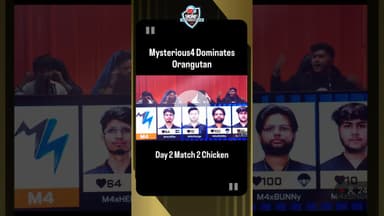 MYSTERIOUS4 SMASHED ORANGUTAN 🔥#BMIC2025 #BMICDelhi #Mysterious4 #Orangutan #BMICHighlights #BGMI