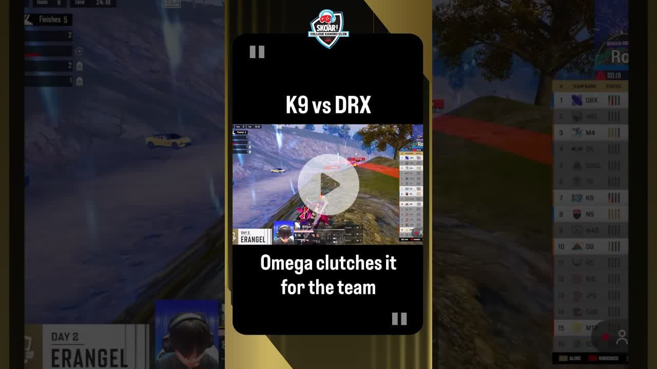 Omega’s INSANE Finish on DRX 😳#BMIC2025 #K9Esports #DRX #Omega #BMICHighlights #BMICDelhi #BGMI