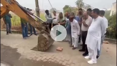 जगाधरी: साढौरा वार्ड 8 में ₹84 लाख से बनेगी सड़क और नाली, चेयरपर्सन ने किया शिलान्यास