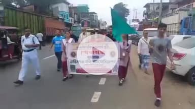 বদরপুর: ভারতীয় হকির শতবর্ষ পূর্তি উপলক্ষে বদরপুরে এক শোভাযাত্রার বাজারের আয়োজন