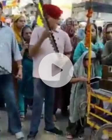 जगाधरी: गुरुद्वारा सिंह सभा जगाधरी वर्कशॉप द्वारा गुरु नानक देव जी के प्रकाश पर्व पर नगर कीर्तन का आयोजन