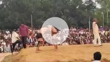 सोहावल: जगनपुर में आदिल खान द्वारा आयोजित मरहूम जमील खान मेमोरियल दंगल प्रतियोगिता का आयोजन