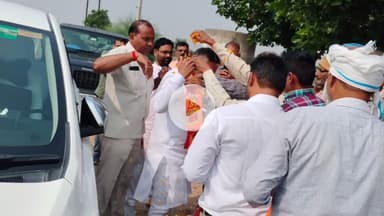 भुसावर: ऊर्जा मंत्री हीरालाल नागर का सिरस मोड पर स्वागत, ग्रामीणों की समस्याएं सुनीं