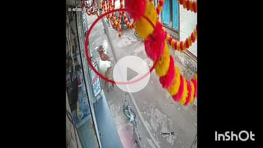 सरदारपुर: अमझेरा में आवारा मवेशियों के झुंड से बाइक सवार घायल, सीसीटीवी में कैद हुई घटना