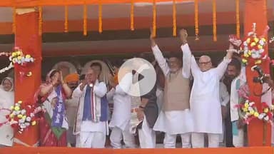 महनार: वासुदेपुर चंदेल में एनडीए की शक्ति प्रदर्शन सभा, मांझी बोले- लालू जेल में, तेजस्वी जमानत पर हैं