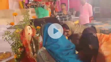 शाहबाद: दिलेरगंज स्थित मां कात्यायनी शक्तिपीठ पर तुलसी सालिग्राम जी का विवाह हुआ