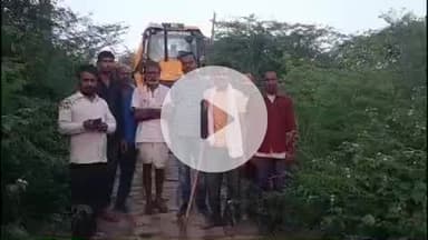 दीगोद: पंचायतीराज मंत्री मदन दिलावर के निर्देश पर बांकया ग्राम पंचायत के मुक्तिधाम के रास्ते से हटाया गया अतिक्रमण