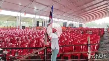 नवादा: नवादा कुंती नगर में प्रधानमंत्री नरेंद्र मोदी की आगमन से पहले सुरक्षा व्यवस्था पूरी, तैयारी टाइट