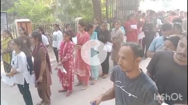 चूरू: चूरू में आयोजित वीडीओ परीक्षा में 6480 में से 3738 महिला अभ्यर्थी शामिल, 21 केंद्र चूरू और 1 रतननगर में