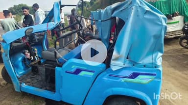 धरमपुरी: मुंबई-आगरा राष्ट्रीय राजमार्ग पर कंटेनर और ऑटो रिक्शा की भिड़ंत में 3 महिलाओं समेत 4 घायल