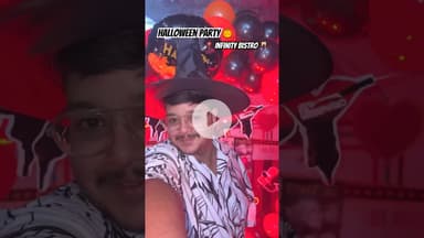 Craziest Halloween 🎃 #prayagraj #halloween #halloweenparty