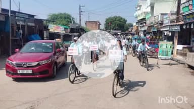 बारां: मतदाता जागरूकता के लिए अंता विधानसभा क्षेत्र में निकाली गई साइकिल रैली
