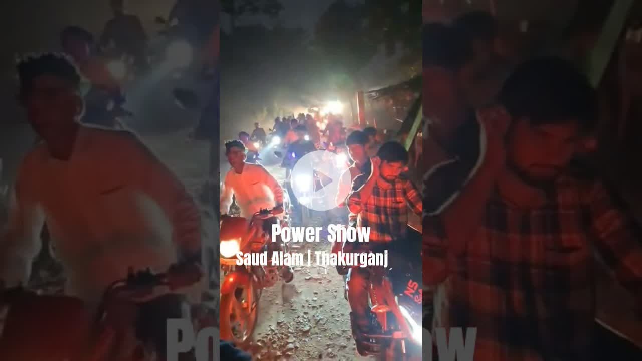 Thakurganj विधानसभा सीट पर RJD कैंडिडेट Saud Alam का Power Show #shorts #bikerally