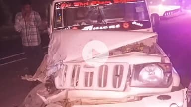 कनवास: दरा-तीनधार हाइवे पर पिकअप ने आगे चल रही बस को पीछे से मारी टक्कर, चालक और यात्री बाल-बाल बचे