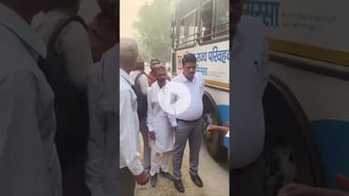 रोडवेज के कंडक्टर और फ्लाइंग अधिकारी के बीच वर्दी को लेकर हंगामा, बना दी पर्ची,वीडियो वायरल