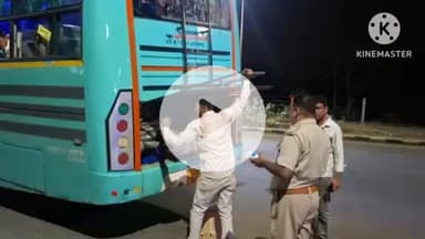 परबतसर: जैसलमेर हादसे के बाद परिवहन विभाग ने परबतसर क्षेत्र में वाहनों की चेकिंग की, एक बस में मिला ज्वलनशील उपकरण