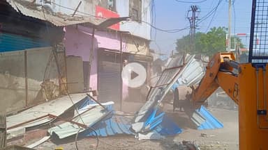 कोटा में 10 साल पुराने अतिक्रमण पर चला बुलडोजर, 100 से अधिक दुकानें हटाई गईं, दुकानें बना ली थीं