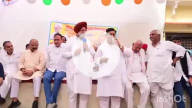 बारां: कांग्रेस के राजस्थान प्रदेश प्रभारी रंधावा और प्रदेश अध्यक्ष डोटासरा ने अंता विधानसभा क्षेत्र के गांव में किया जनसंपर्क