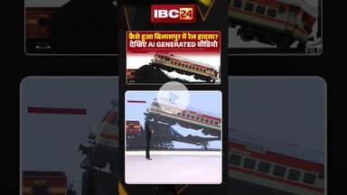 बिलासपुर रेल हादसे की AI Generated Video। #bilaspurtrainaccident #cgtrainaccident #trainaccidentnews