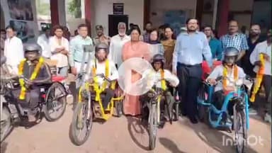 धार: केंद्रीय राज्यमंत्री सावित्री ठाकुर ने दिव्यांगजनों को उपकरण वितरित किए, आत्मनिर्भरता की ओर एक पहल