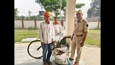 नबीनगर: थाना के पास से शराब के साथ कारोबारी को किया गया गिरफ्तार