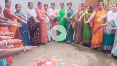 नगर नौसा: एकता जीविका महिला संकुल संघ भोभी द्वारा मतदाता जागरूकता अभियान निकाला गया