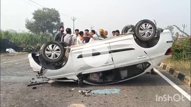 मुज़फ्फरनगर: पानीपत-खटीमा मार्ग पर बेकाबू होंडा इमेज कार ने रेहड़ा चालक को रोंदते हुए पलटी, चालक की मौत, दूसरा गंभीर घायल