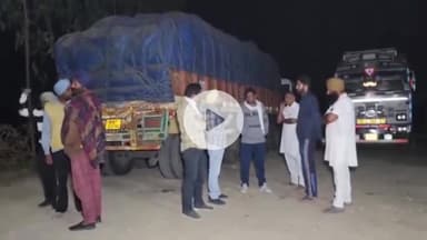 जगाधरी: रामखेड़ी के पास भारतीय किसान यूनियन ने फिर चावलों से भरे दो ट्रक पकड़े, मौके पर नहीं पहुंचे खाद्य पूर्ति अधिकारी