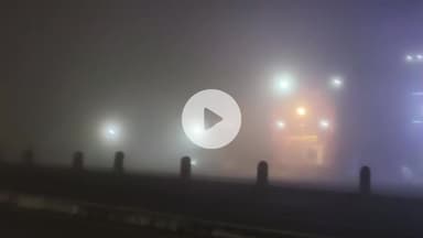 दौसा: दौसा में एक बार फिर छाया घना कोहरा, विजिबिलिटी 10 से 15 मीटर पहुंची, हाईवे पर रेंगते गुजरे वाहन