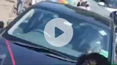 लाडपुरा: उद्योग नगर इलाके के की थेगड़ा पुलिया पर नई कार ने पूजा कर लौट रहे पांच मोटरसाइकिल को मारी टक्कर, बड़ा हादसा टला