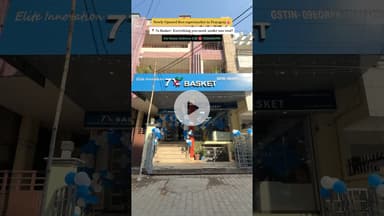 7x Basket~ Newly Opened Shopping Destination jn #prayagraj #ytshorts #groceryshopping