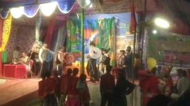 हरदोई शाहबाद के क्षेत्र नासौली गौपाल (मुगलापुर) में श्री रामकथा,रामलीला में लक्ष्मण शक्ति आयोजन हुआ सभी भक्त देखभावुक हु