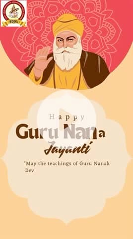 SBRL academy mainpuri wishes you a very happy guru nanak jayanti
