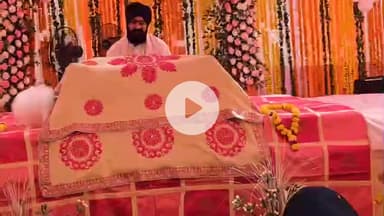 लाडपुरा: गुरूनानक जयंती पर खुले पांडाल में सजा दीवान, हजारों लोगों ने चखा लंगर