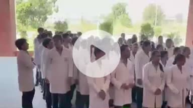 हरिद्वार: राजकीय मेडिकल कॉलेज में बिजली का कनेक्शन कटने पर छात्रों का गुस्सा फूटा, कॉलेज में जमकर किया प्रदर्शन और नारेबाजी