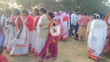 कार्तिक उरांव स्कूल टंगरा टोली परिसर में मनाया गया कार्तिक जत्रा, जत्रा में पहुंचे सैकड़ो खोड़ा