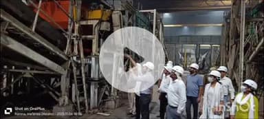 नगर आयुक्त ने रमना में वेस्ट टू चारकोल प्लांट का किया निरीक्षण