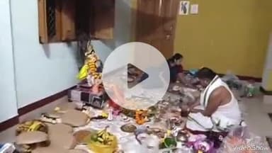 देवघर: शहर के विभिन्न स्थानों में श्याम कार्तिक भगवान की धूमधाम से वार्षिक पूजा हुई