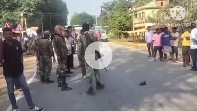 बांसजोर: जामपानी मिशन के पास सड़क दुर्घटना में छात्रा की मौत, ग्रामीणों ने किया सड़क जाम