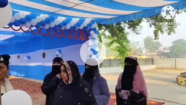 बक्सर: बक्सर पुलिस अधीक्षक शुभम आर्य ने मॉडल मतदान केंद्र का निरीक्षण किया, निर्भीक मतदान की अपील