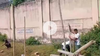 कांके: धुर्वा स्थित JSCA स्टेडियम में भारत-साउथ अफ्रीका वनडे मैच की तैयारी ज़ोरों पर